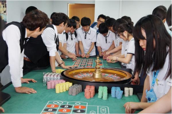 [호텔카지노경영] 고교생 카지노딜러 체험교실 