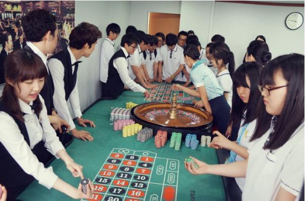 [호텔카지노경영] 고교생 카지노딜러 체험교실 